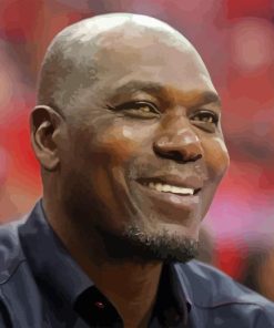 Hakeem Olajuwon Basketball Coach Paint By Numbers