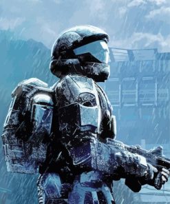 Halo 3 Odst Character Paint By Numbers