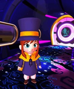 Hat Kid from Hat in Time Game Paint By Numbers