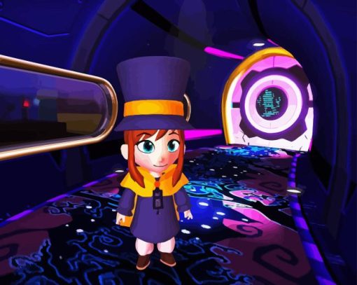 Hat Kid from Hat in Time Game Paint By Numbers