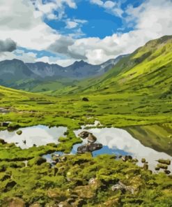 Hatcher Pass Alaska Rock Paint By Numbers