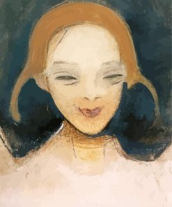 Helene Schjerfbeck Smiling Girl Paint By Numbers