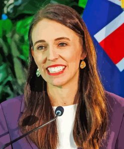 Jacinda Ardern Paint By Numbers