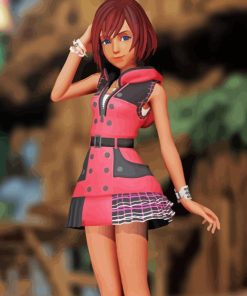 Kairi Kingdom Hearts Game Paint By Numbers