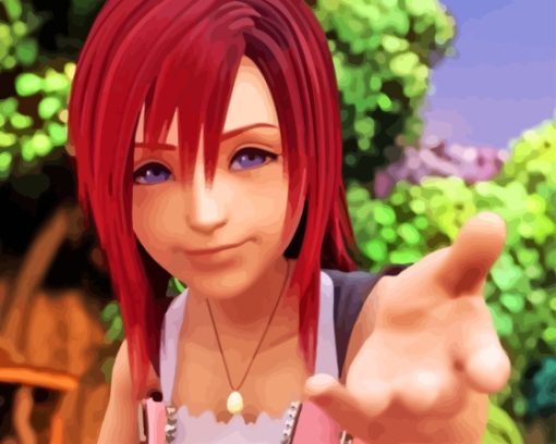 Kairi Kingdom Hearts Paint By Numbers