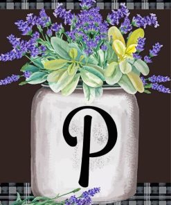 Letter P Paint By Numbers