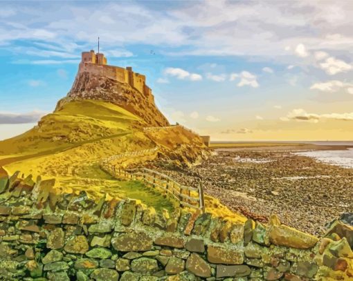 Lindisfarne Castle Paint By Numbers