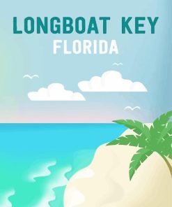 Longboat Key Poster Paint By Numbers