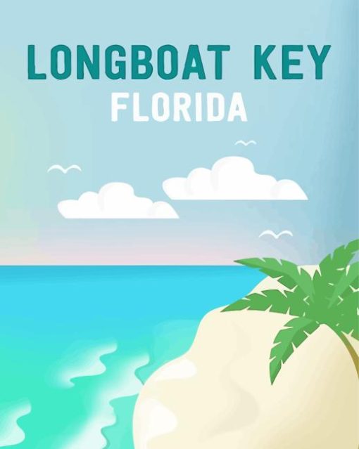 Longboat Key Poster Paint By Numbers