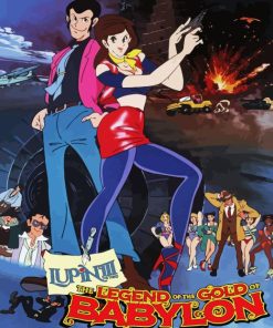 Lupin III Series Poster Paint By Numbers