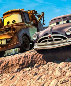 Mater and Doc Hudson Paint By Numbers