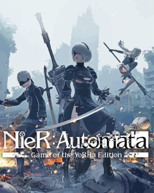 Nier Automata Poster Paint By Numbers