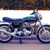 Norton 750 Commando Motorcycle Paint By Numbers