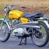 Norton Yellow Motorcycle Paint By Numbers