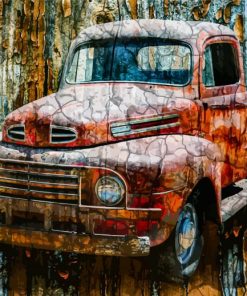 Old Ford Truck Paint By Numbers