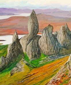 Old Man Of Storr Art Paint By Numbers