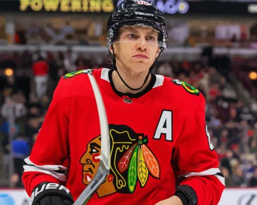 Patrick Kane Ice Hockey Player Paint By Numbers