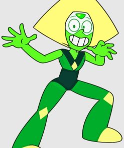 Peridot Cartoon Character Paint By Numbers