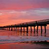 Pink Sunset Jacksonville Pier Paint By Numbers