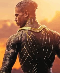 Powerful Erik Killmonger Paint By Numbers