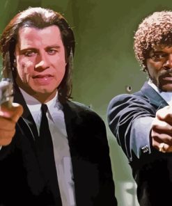 Pulp Fiction Movie Characters Paint By Numbers