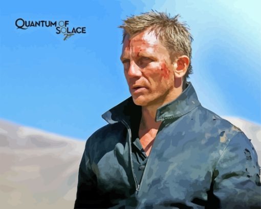 Quantum Of Solace Poster Paint By Numbers