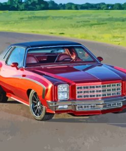 Red Classic 76 Monte Carlo Paint By Numbers