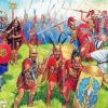 Roman Battle Scenery Paint By Numbers