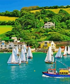 Salcombe Boats Paint By Numbers