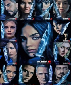 Scream 6 Characters Paint By Numbers