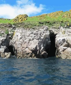 Sea Caves at Saltee Island Great Paint By Numbers