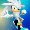 Silver The Hedgehog Anime Character Paint By Numbers