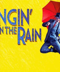 Singing In The Rain Poster Paint By Numbers