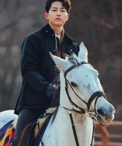 Song Joong Ki Ridings Horse Paint By Numbers