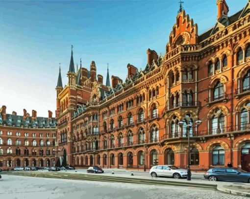 St Pancras Station in London Paint By Numbers