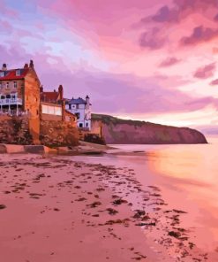 Sunset Robin Hood Bay Paint By Numbers