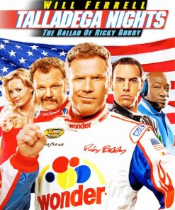 Talladega Nights Poster Paint By Numbers