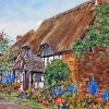 The Cotswold Cottage Thatch Paint By Numbers