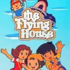 The Flying House Poster Paint By Numbers