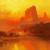 The Golden Hour Thomas Moran Paint By Numbers