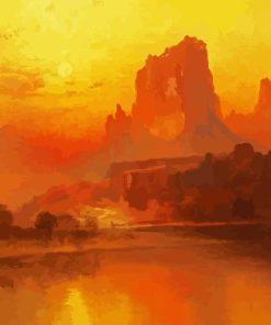 The Golden Hour Thomas Moran Paint By Numbers