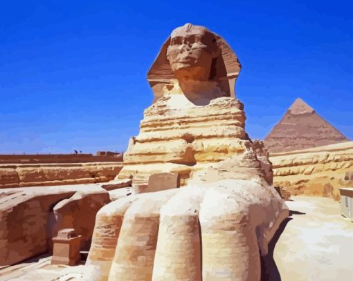 The Great Sphinx Egypt Paint By Numbers