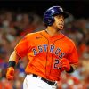 The Houston Astros Player Michael Brantley Paint By Numbers