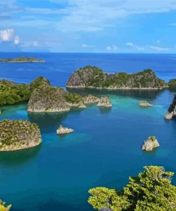 The Raja Ampat Islands Paint By Numbers