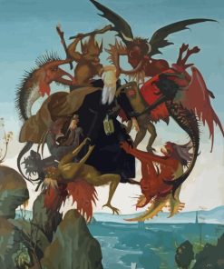 The Temptation Of Saint Anthony Paint By Numbers