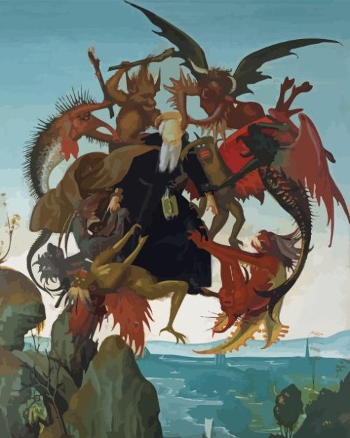 The Temptation Of Saint Anthony Paint By Numbers