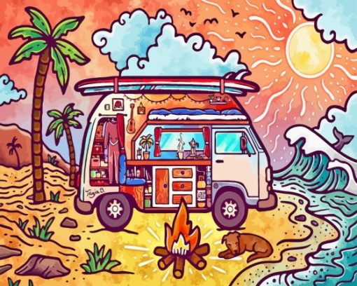 The Vanlife Paint By Numbers