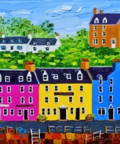 Tobermory Houses Paint By Numbers