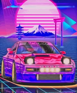 Tokyo Street Racing Paint By Numbers