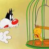 Tweety and Sylvester Paint By Numbers